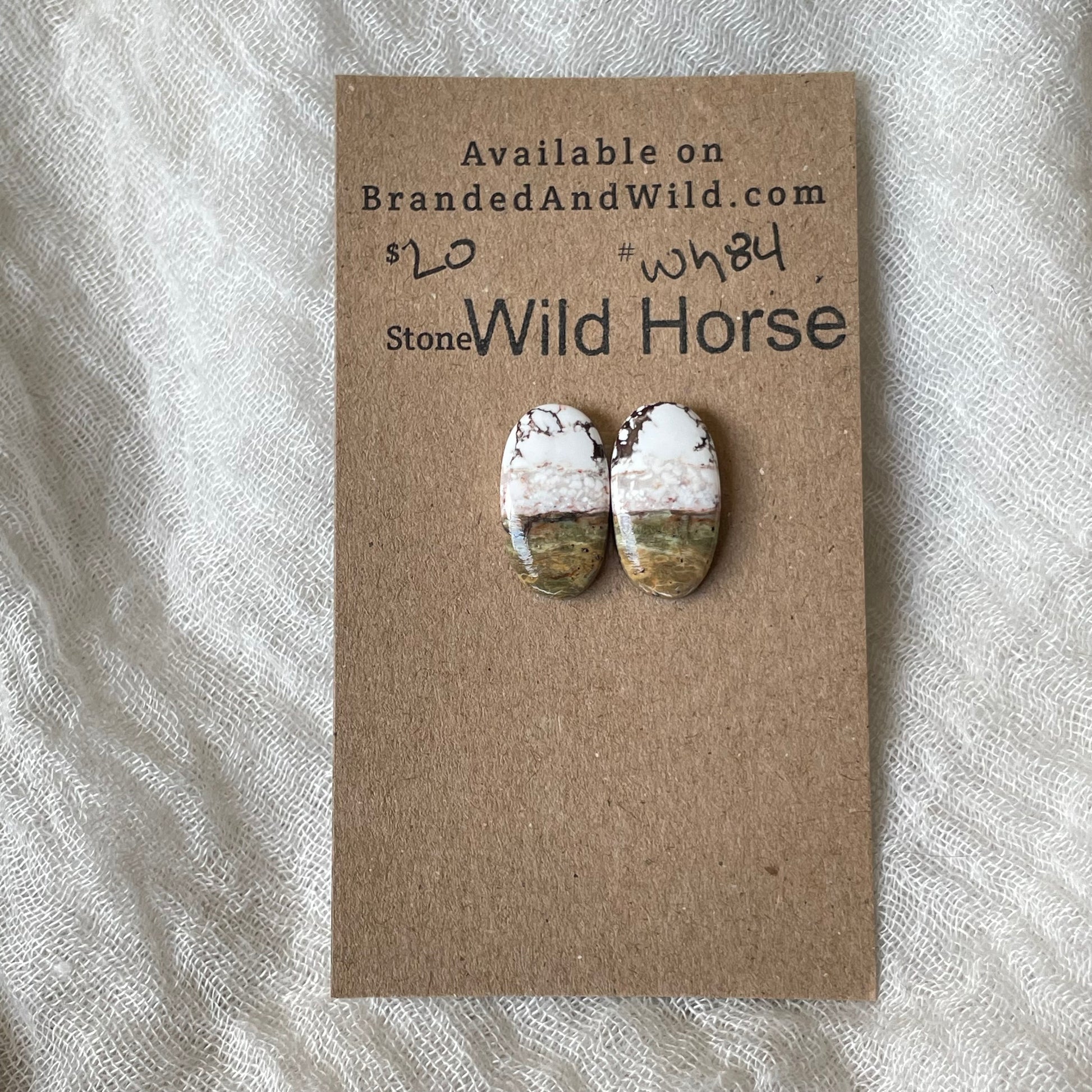 Wild Horse Cabochon - WH84 086E0A1A-432F-47EA-83BF-31705F7FB72B Brandedandwild.com
