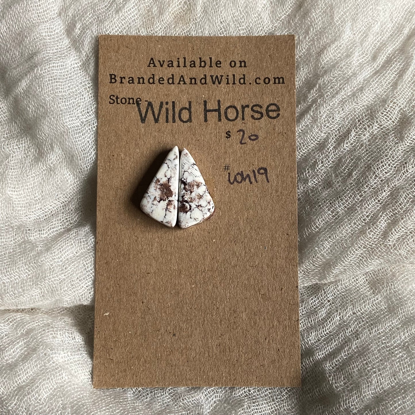 Wild Horse Cabochon - WH19 0885E063-963C-463B-9957-2562BA00825F Brandedandwild.com