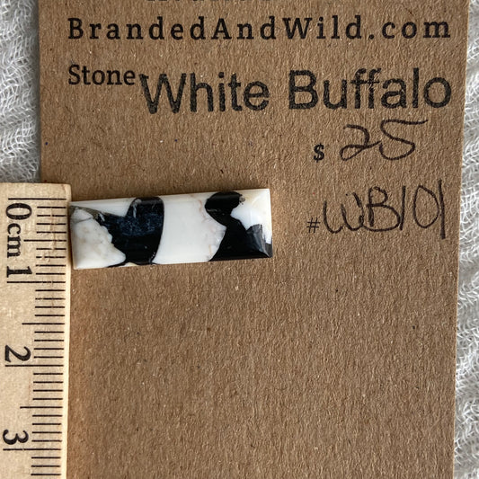 White Buffalo Cabochon - WB101