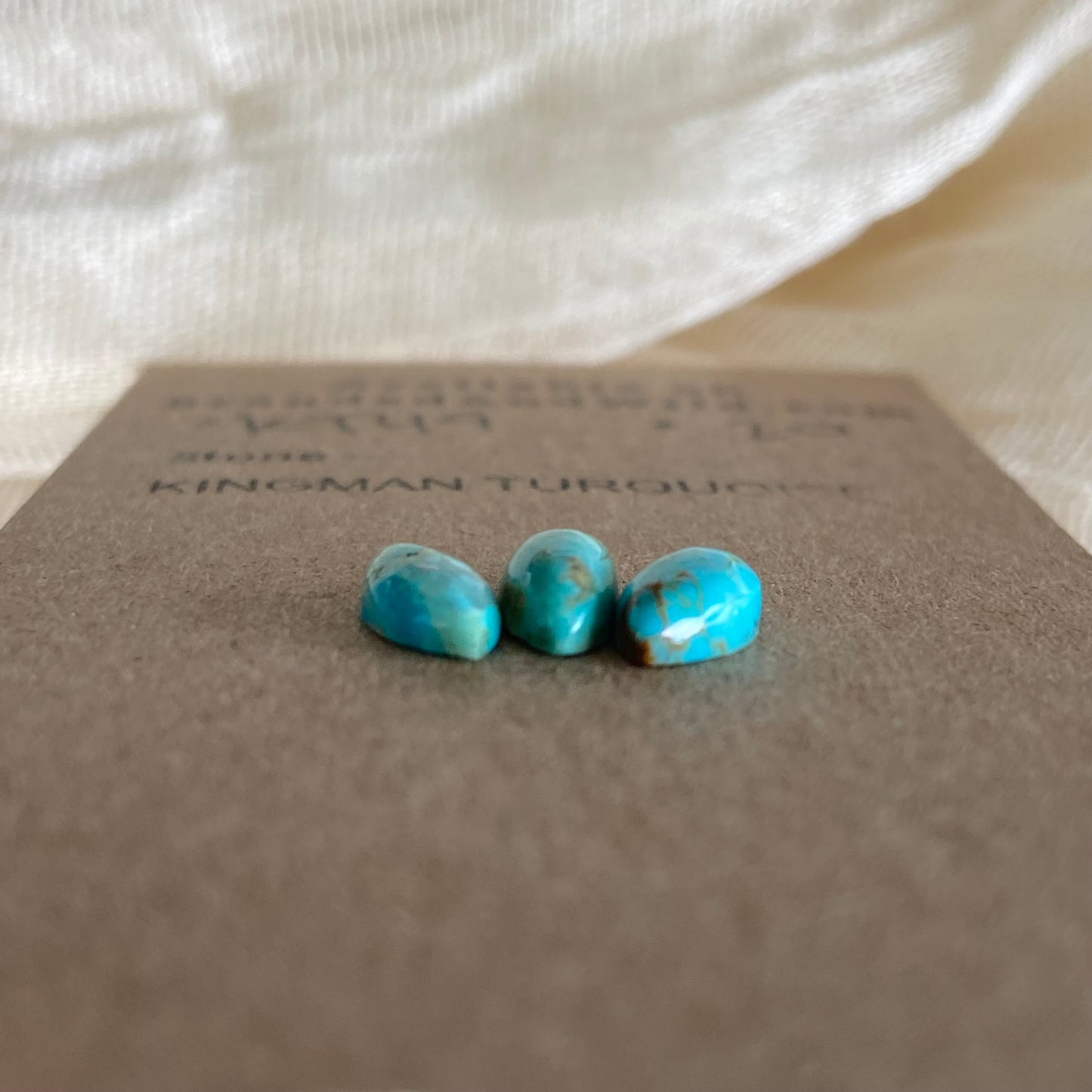 Kingman Turquoise Cabochon - KT49 090D73DB-7F6B-4FD4-8FF7-6EF53B6C3B25 Brandedandwild.com