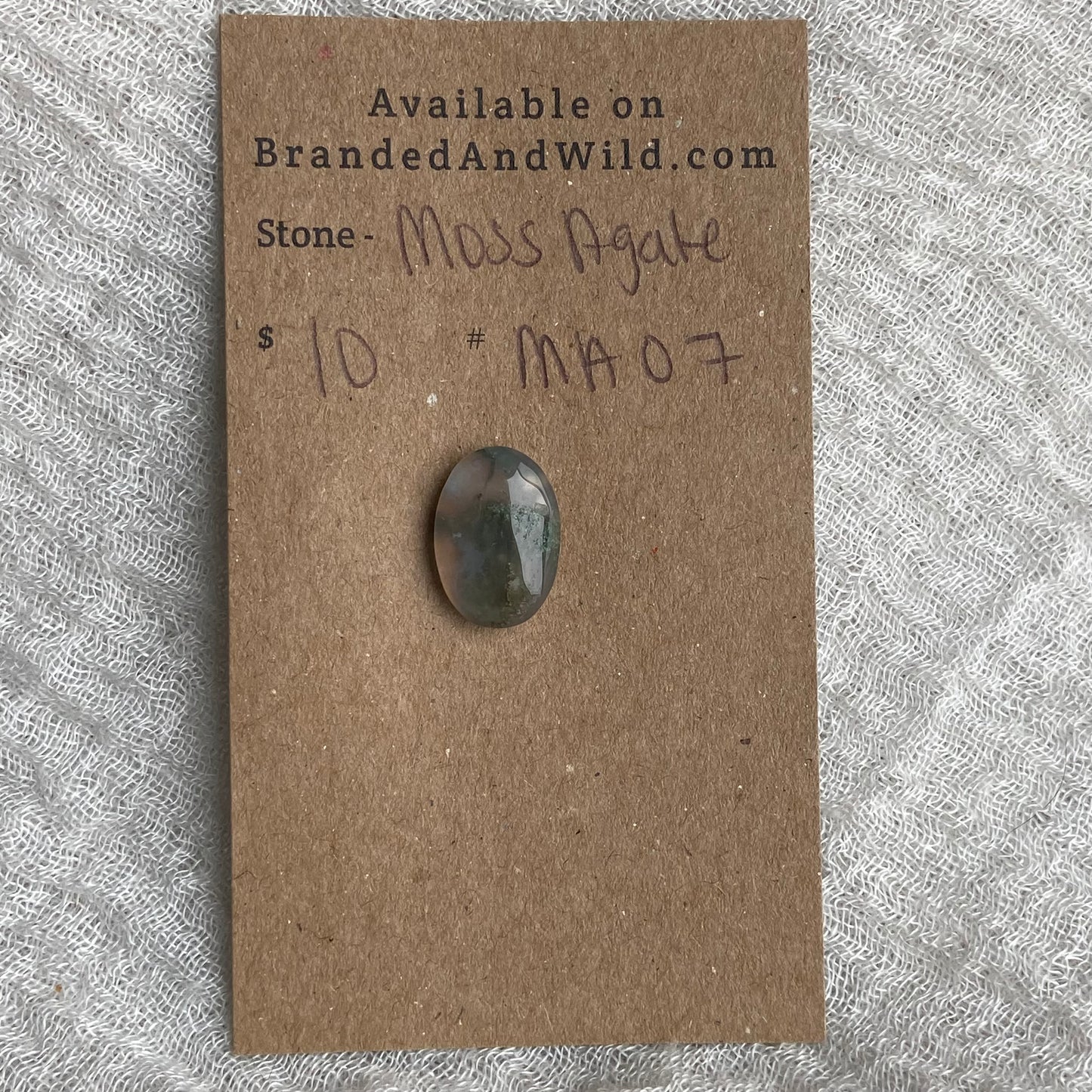 Moss Agate Cabochon - MA07