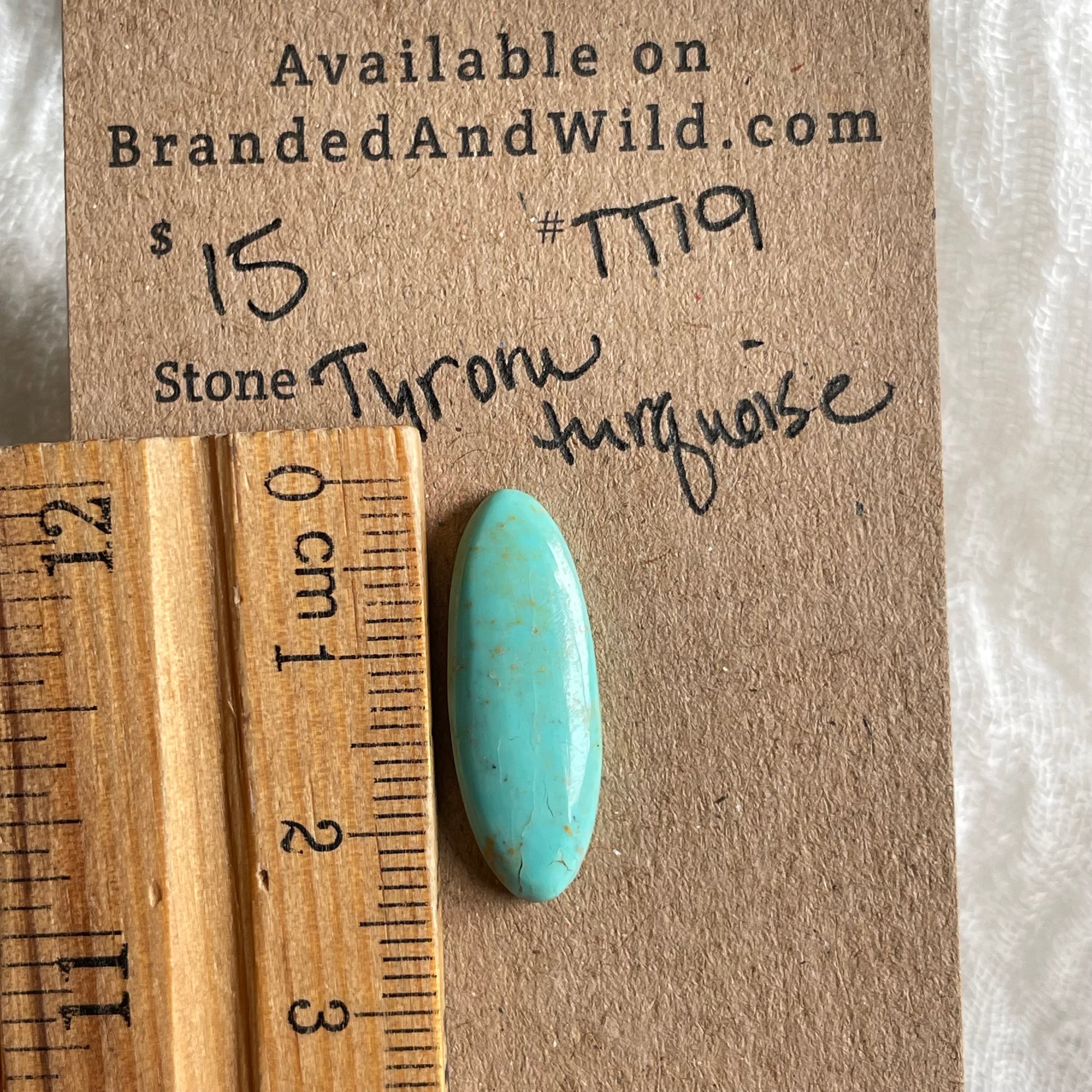 Tyrone Turquoise Cabochon - TT19 09319999-E8E5-49B0-B8B1-78CB348D4880 Brandedandwild.com