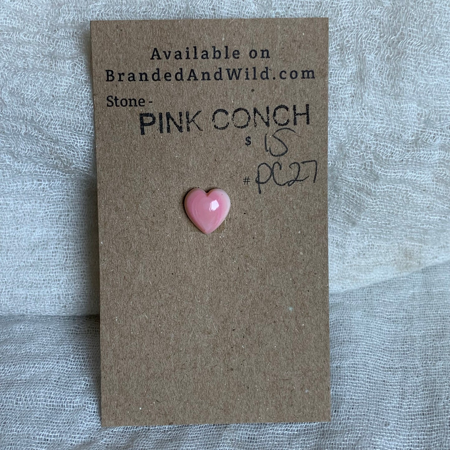Pink Conch Cabochon - PC27