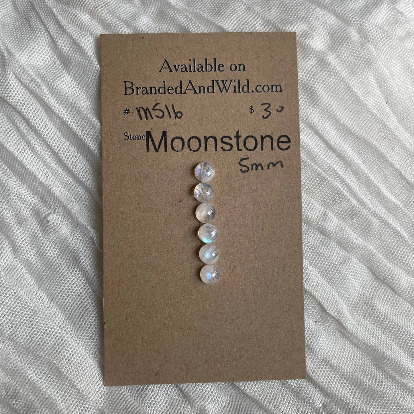 Peach Moonstone Cabochon - MS16 09513722-80FD-44D6-8FC3-EBA585561599 Brandedandwild.com