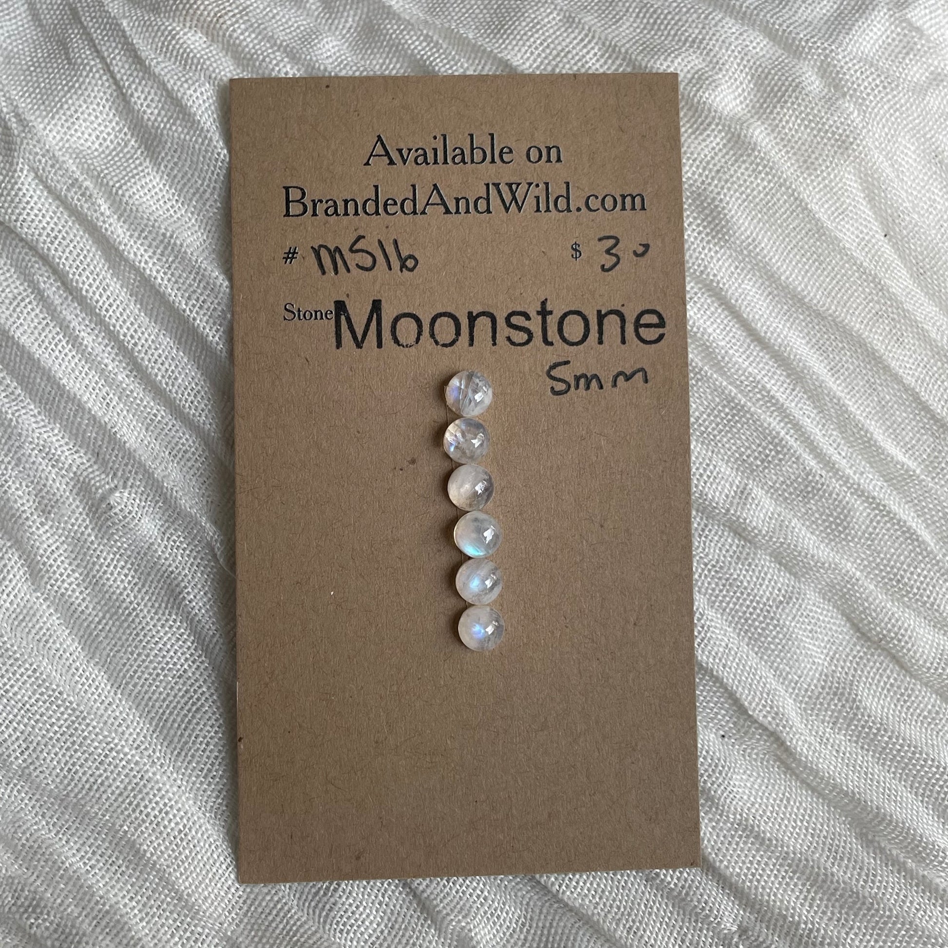 Peach Moonstone Cabochon - MS16 09513722-80FD-44D6-8FC3-EBA585561599 Brandedandwild.com