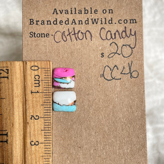 Cotton Candy Cabochon - CC46 09840D80-B0D2-4CD7-A813-E205CCEF240D Brandedandwild.com