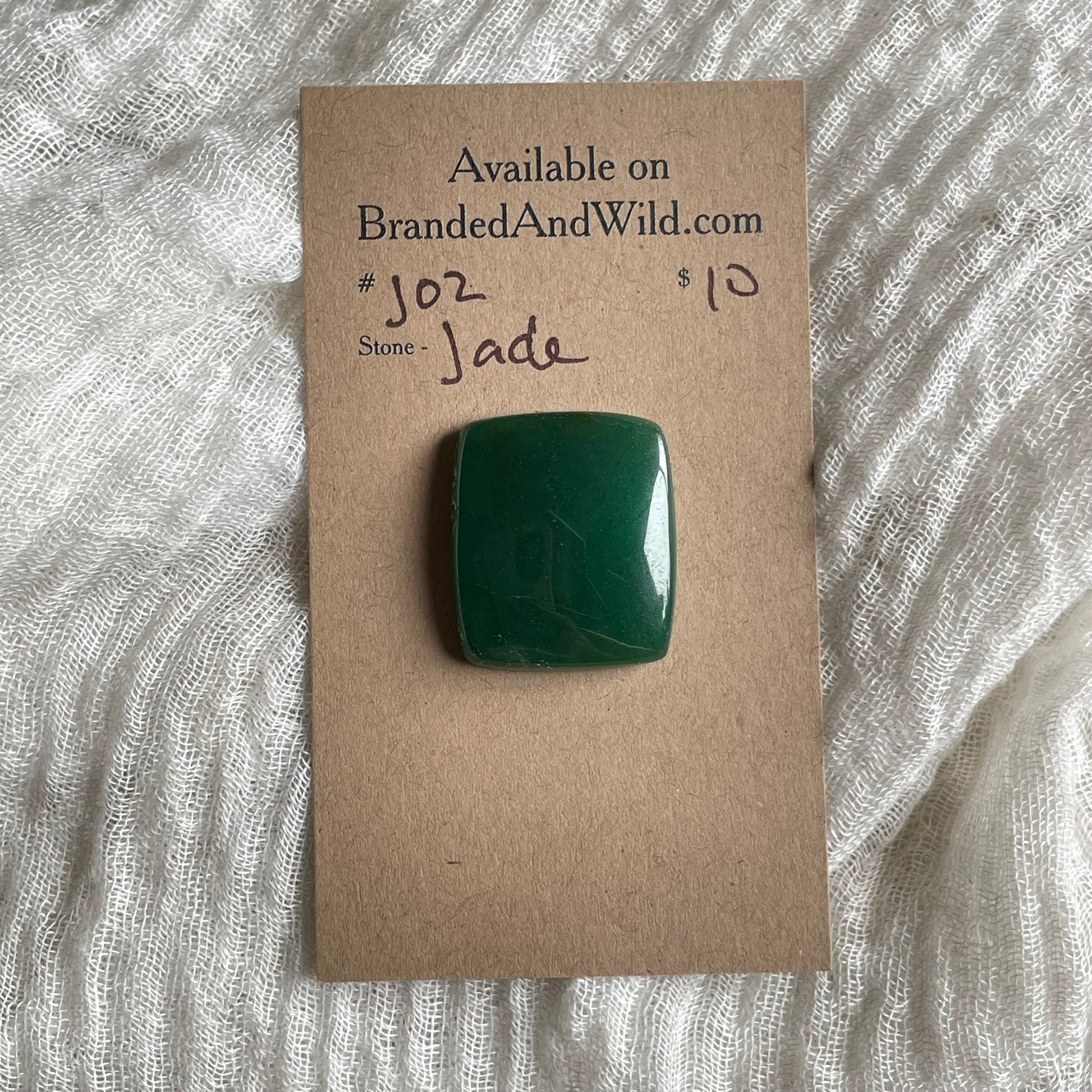 Jade Cabochon - J02 0990E4E8-1531-4911-A3FB-8AAE59C50E67 Brandedandwild.com