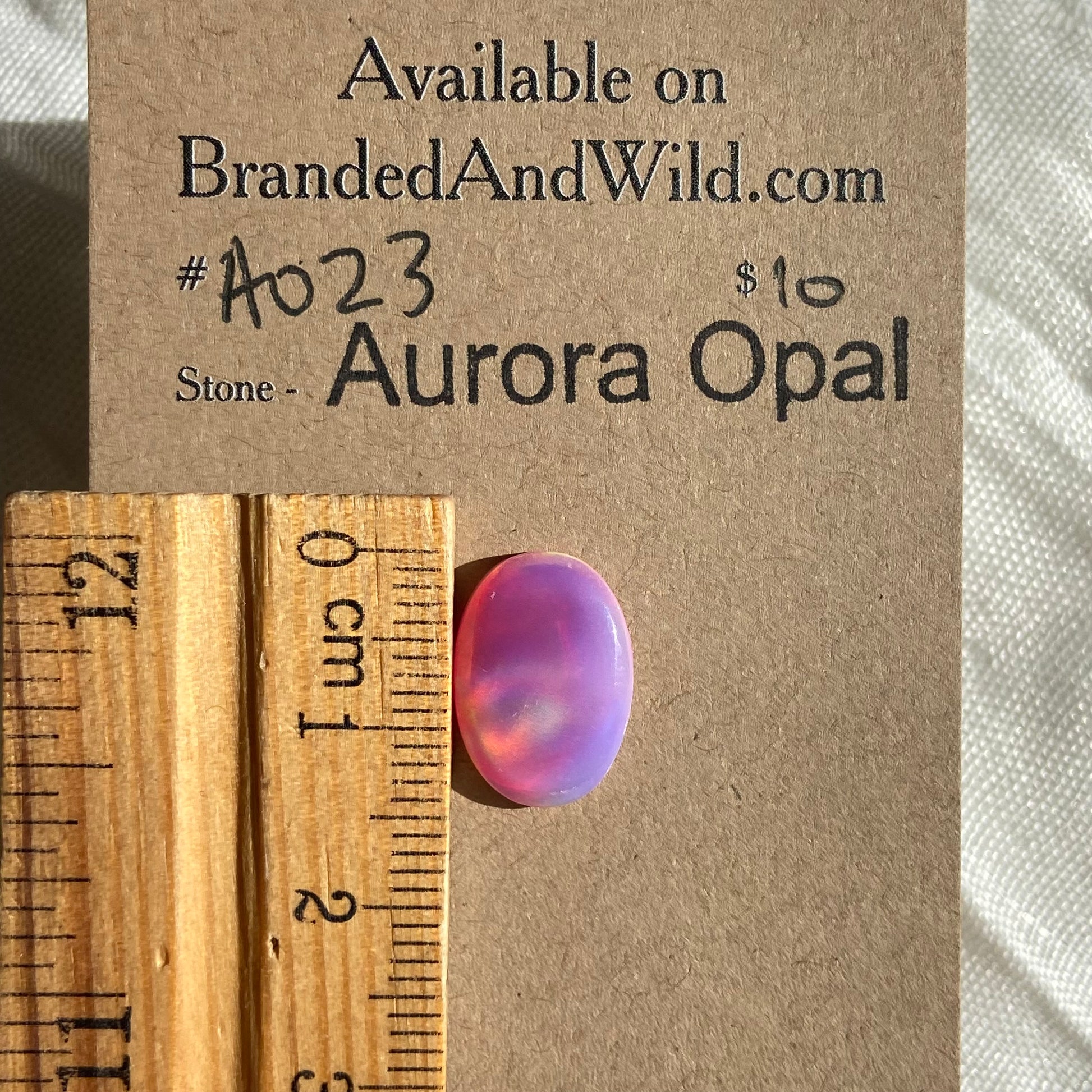 Aurora Opal Cabochon - A023 09BF6FFF-1010-438B-A8C1-5F26C50E2986 Brandedandwild.com