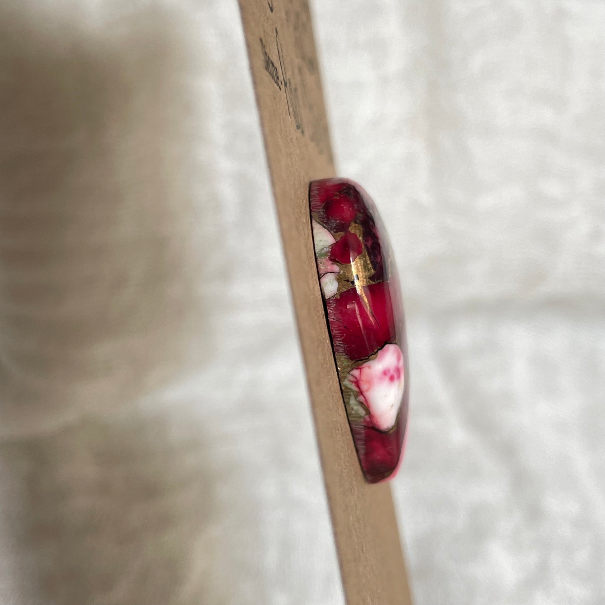Red Dahlia Cabochon - RD21 09C6824B-24D0-4520-9305-20BEB92AD4B0 Brandedandwild.com