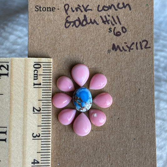 Pink Conch Cabochon - Mix112