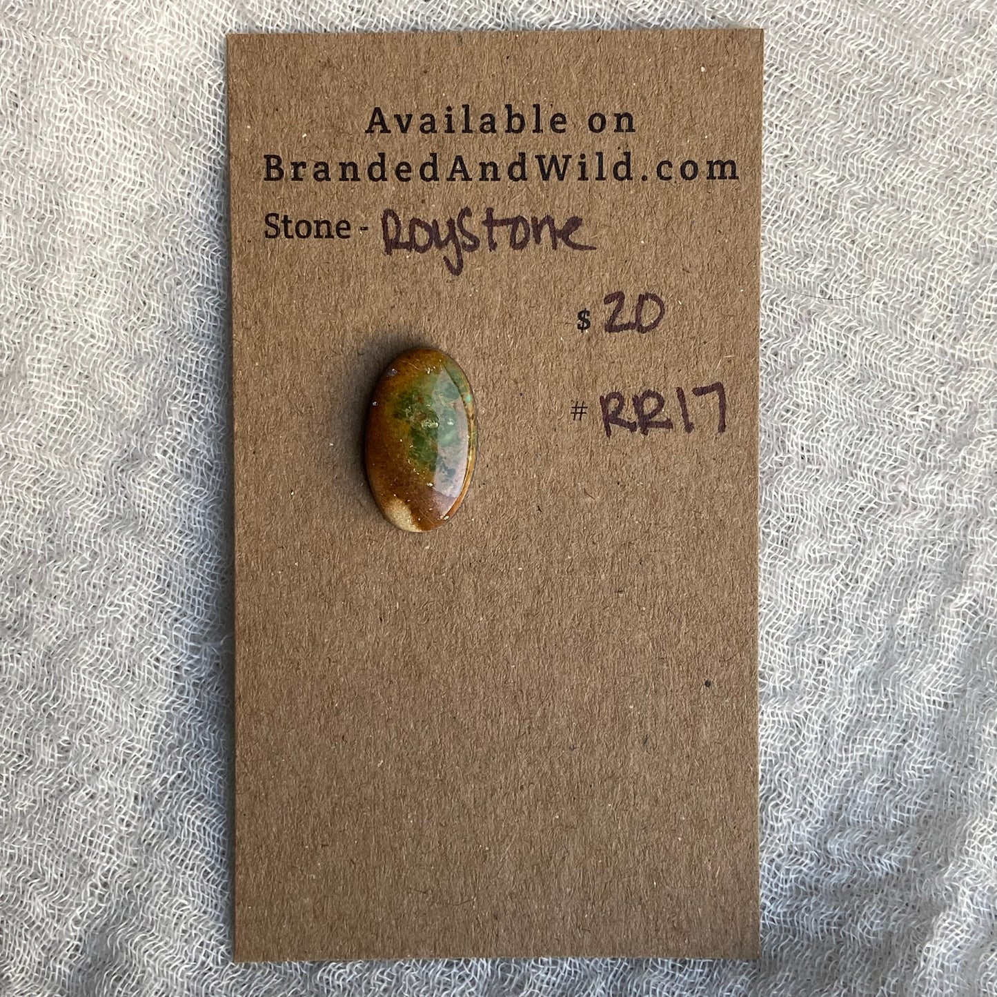 Royston Ribbon Turquoise Cabochon RR17