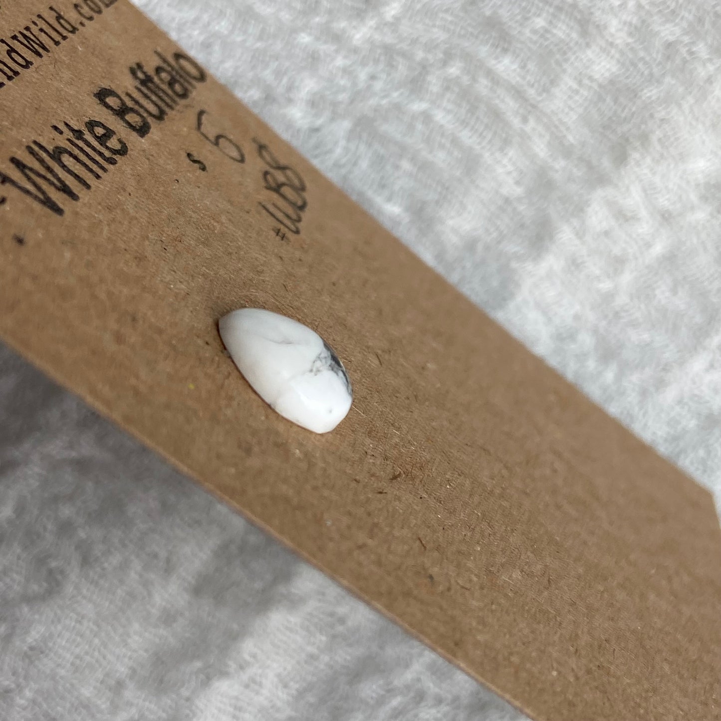 White Buffalo Cabochon - WB8