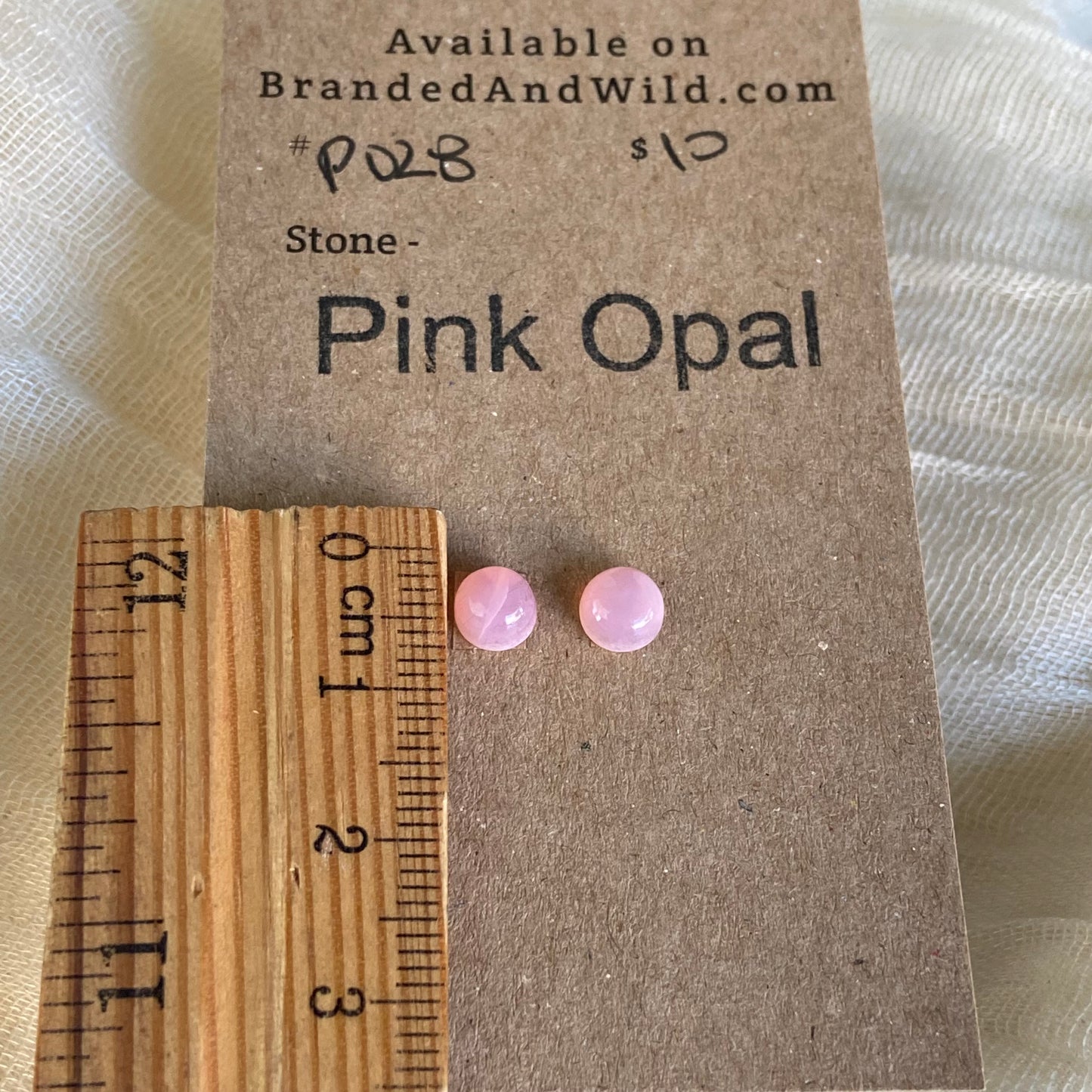 Pink Opal Cabochon - P028