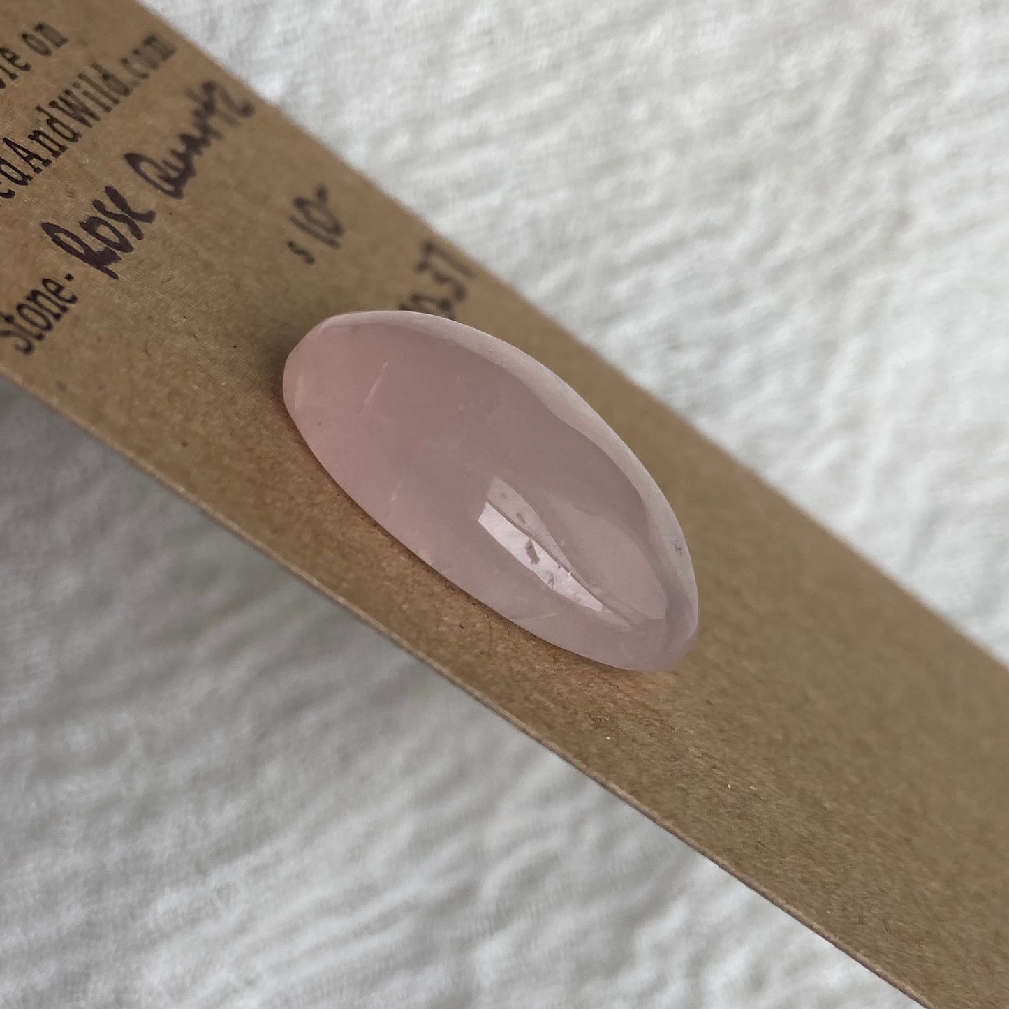 Rose Quartz Cabochon - RQ37