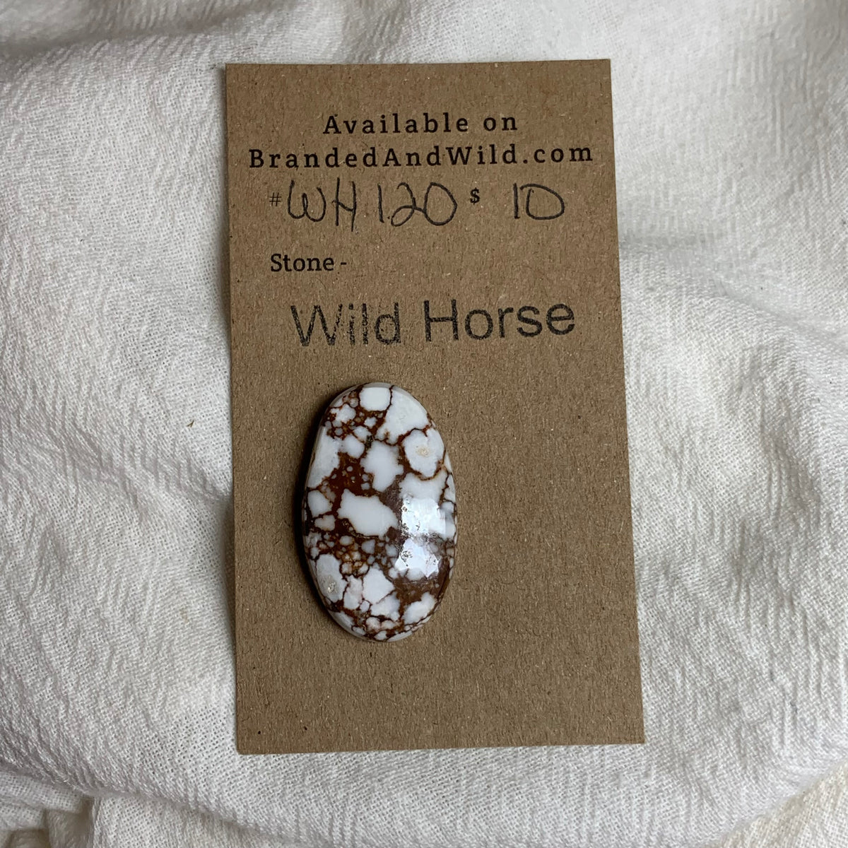 Wild Horse Cabochon - WH120 0A80FE9B-1994-4223-A85C-EE71BAF9B1B6 Brandedandwild.com
