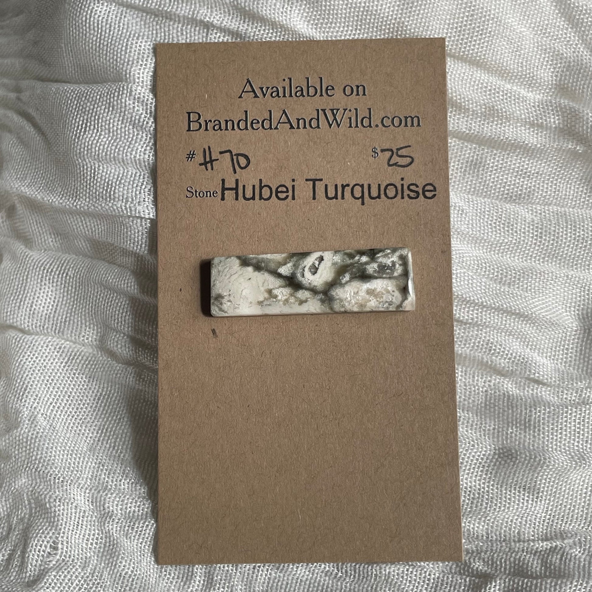 Hubei Turquoise Cabochon - H70 0A83C87B-9450-485F-8DEC-A1466A9E8923 Brandedandwild.com