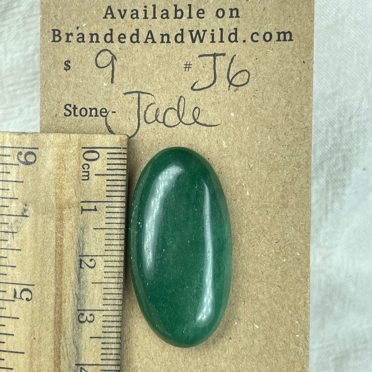 Jade Cabochon - J6 0A890C9D-BB0E-42DC-9C22-02027E7A65D6 Brandedandwild.com