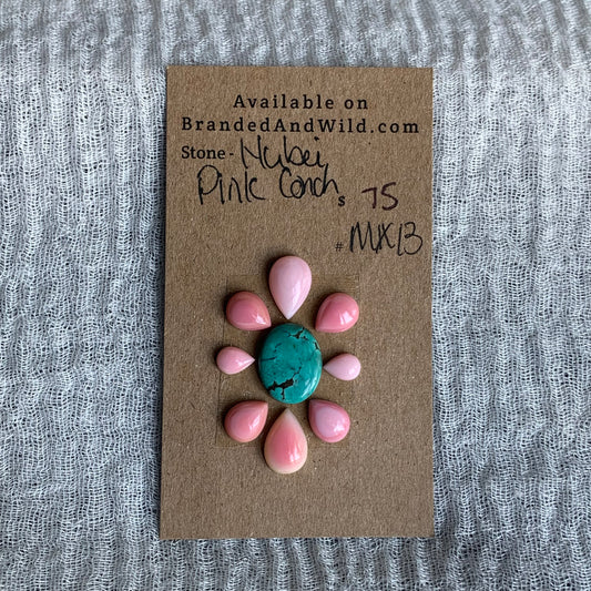 Hubei / Pink Conch Cabochon - Mix13