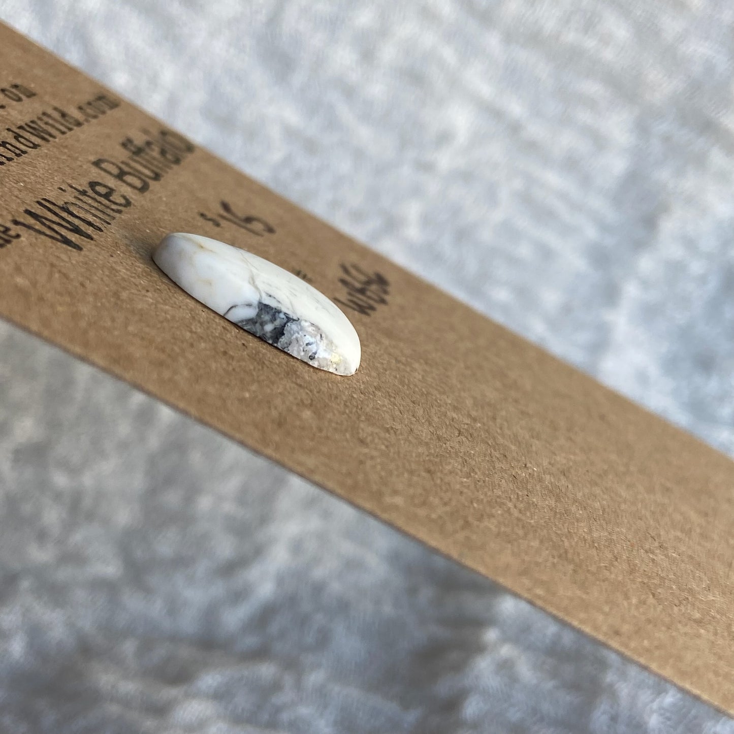 White Buffalo Cabochon - WB56