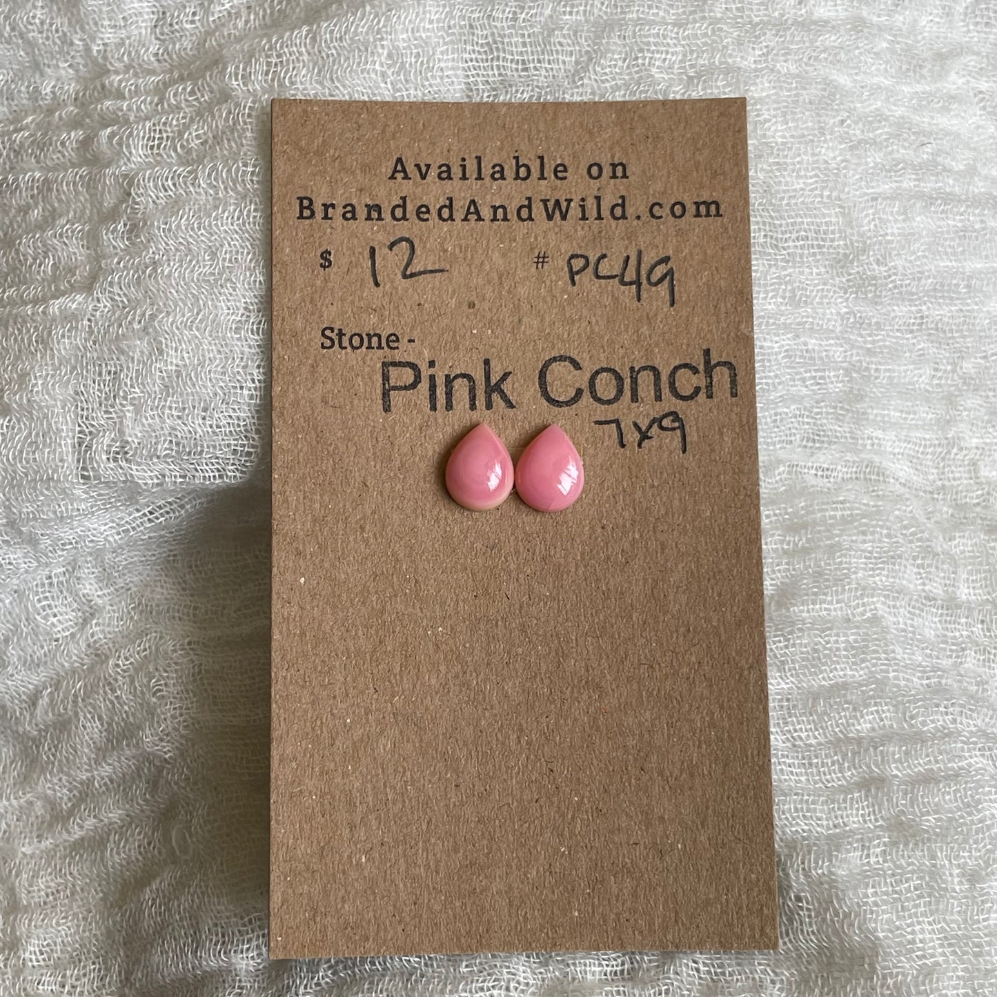 Pink Conch Cabochon - PC49