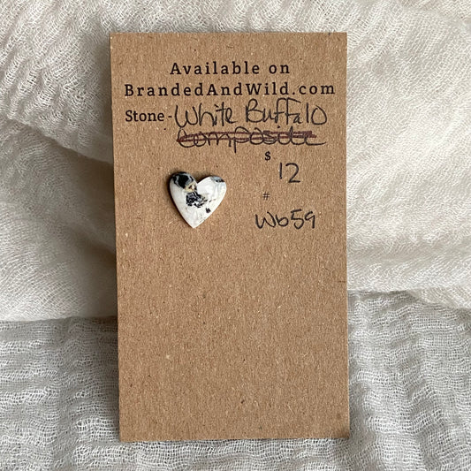 White Buffalo Cabochon - WB59