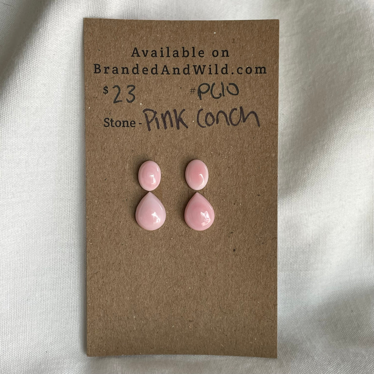 Pink Conch Cabochon - PC23 0B4E242C-185A-4522-AB9F-E6C4EE4E99AF Brandedandwild.com