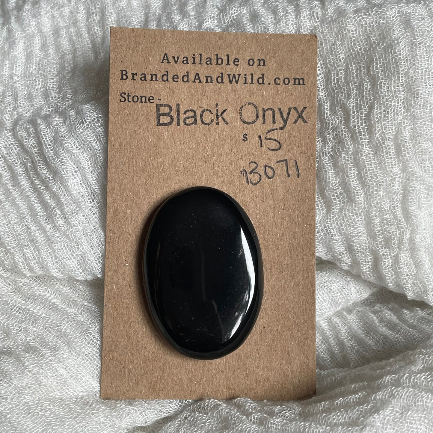 Black Onyx - Cabochon - BO71