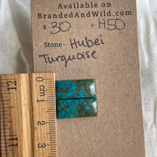 Hubei Turquoise Cabochon - H50 0B961531-970E-42C1-8407-F66237A3A2EA Brandedandwild.com
