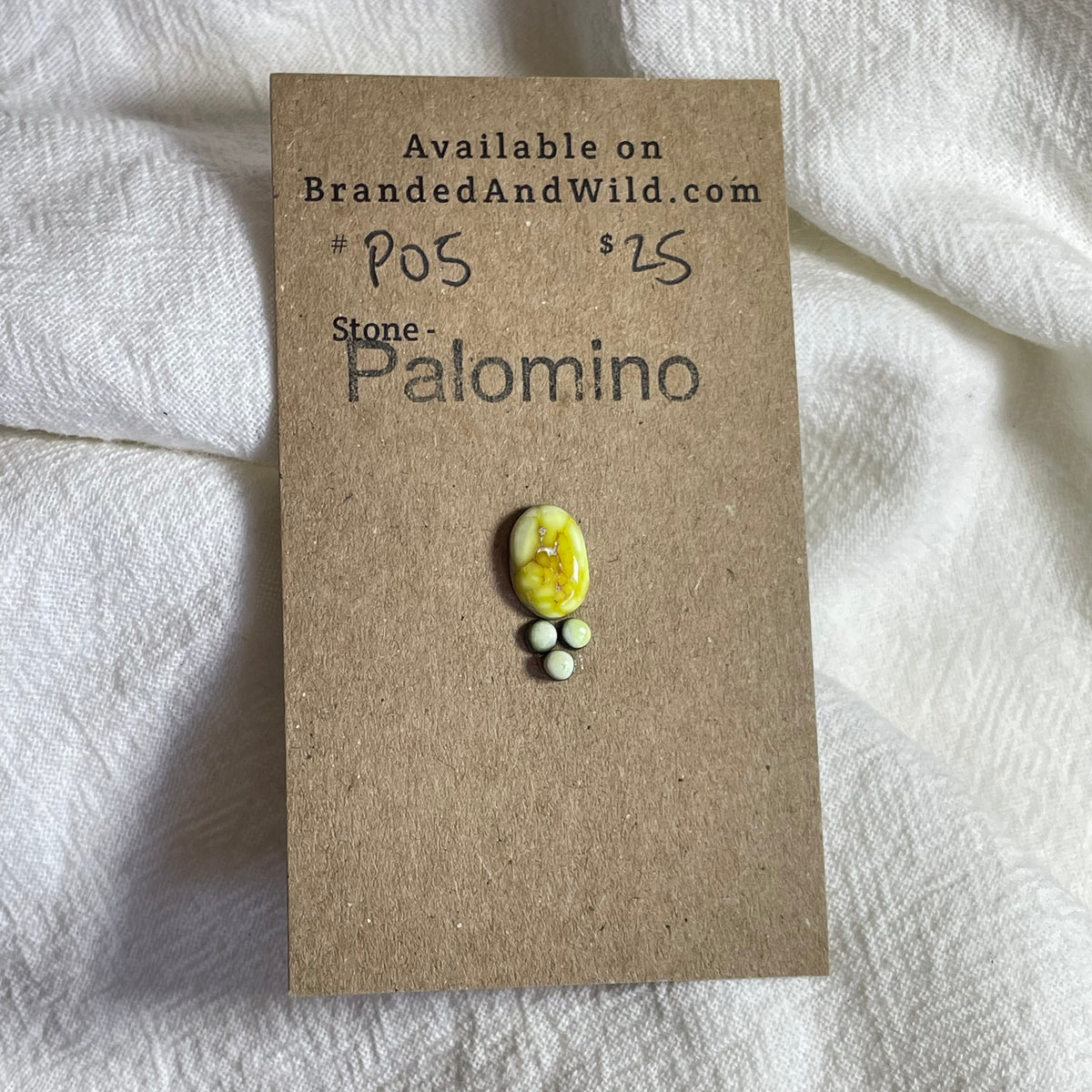 Palomino Cabochon - P05 0BB052B1-5338-423D-B6ED-4D36F1D10F00 Brandedandwild.com