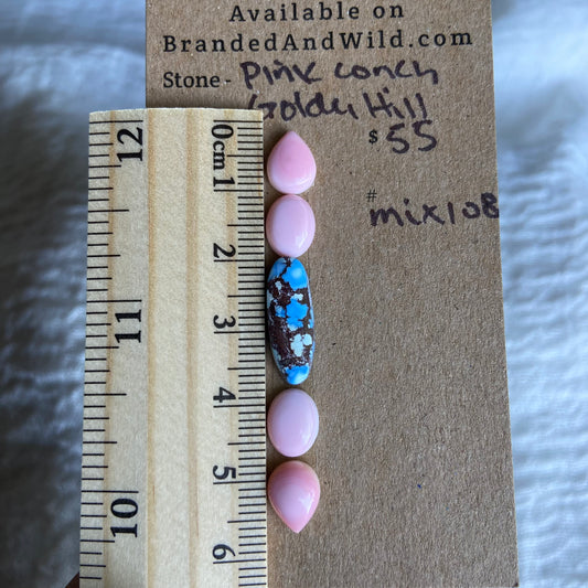 Pink Conch Cabochon - Mix108