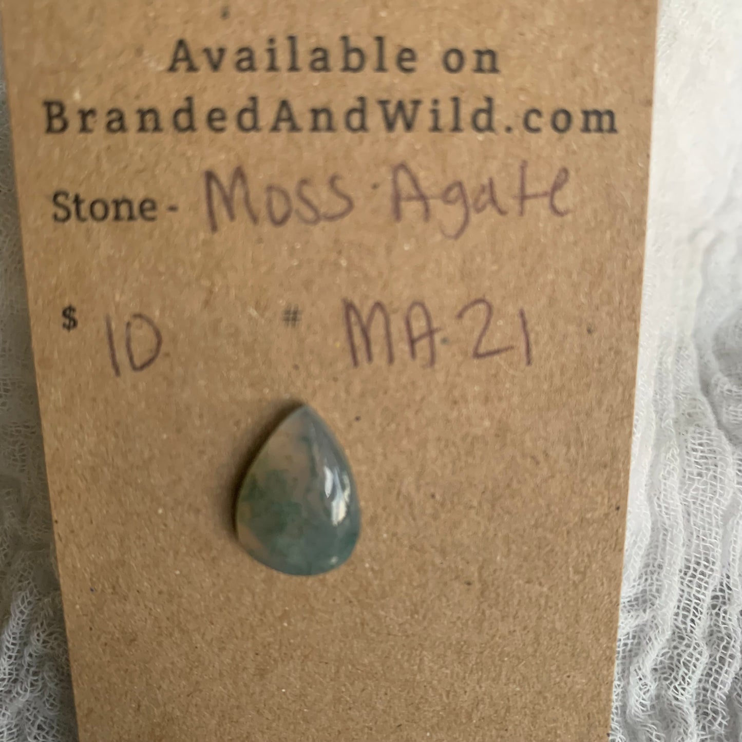 Moss Agate Cabochon- MA21