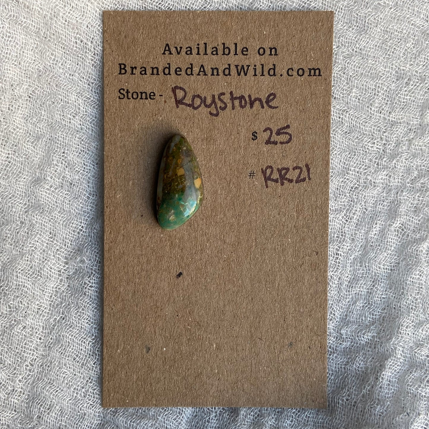 Royston Ribbon Turquoise Cabochon RR21