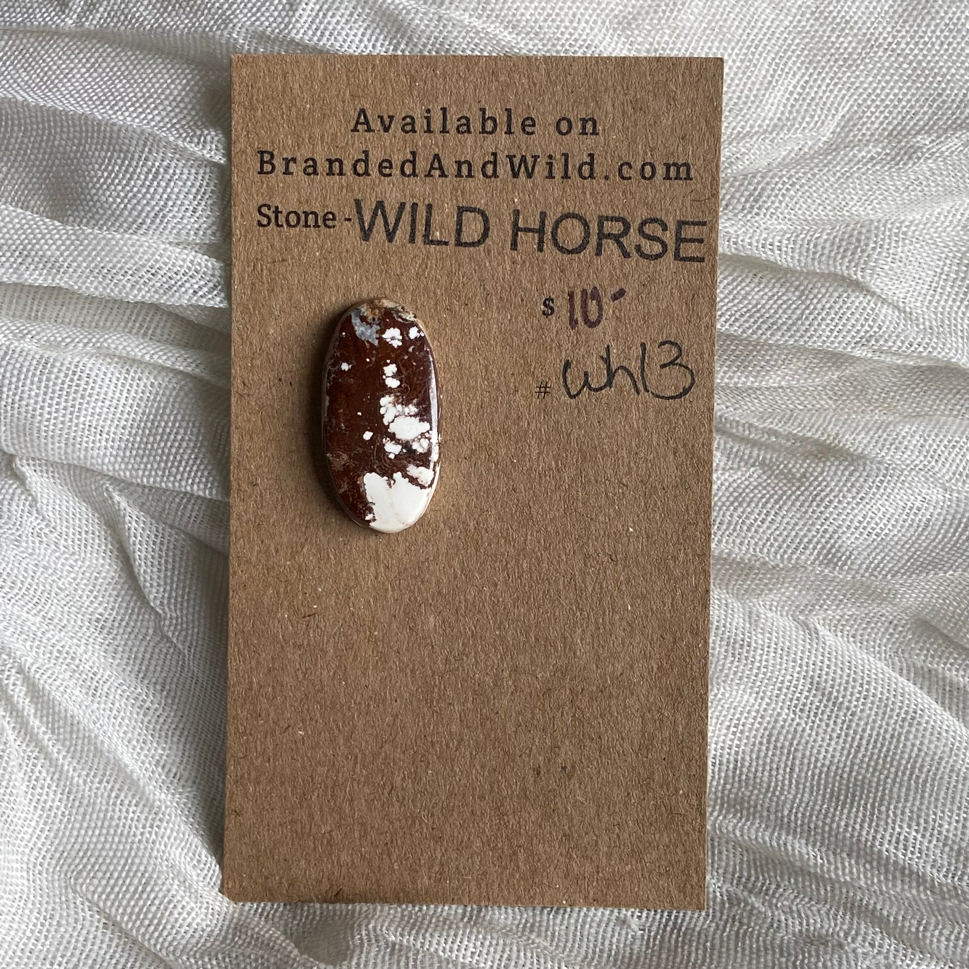 Wild Horse Cabochon - WH13 0C1EDD5D-30F0-4549-B92B-6B5C0A8846F8 Brandedandwild.com