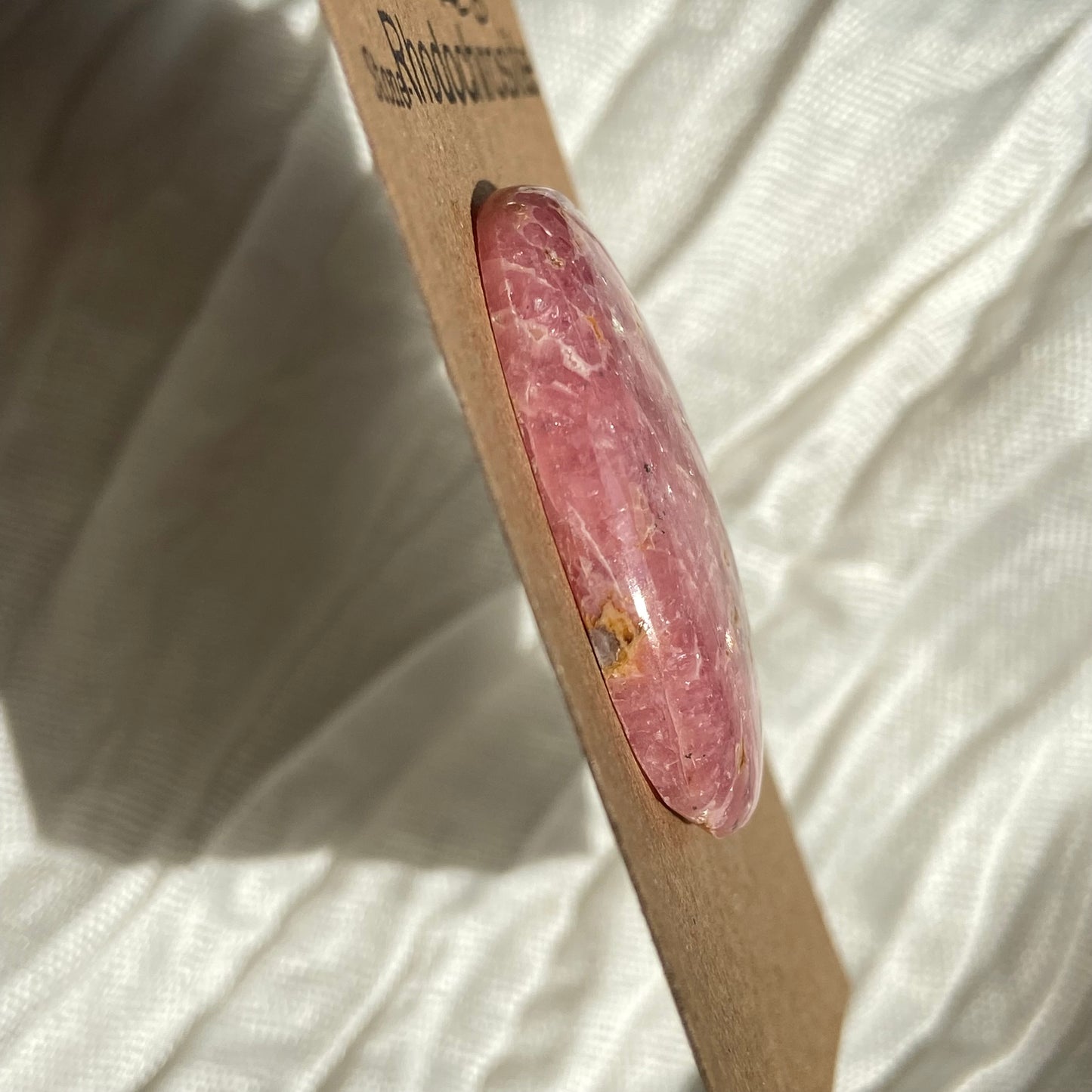 Rhodochrosite Cabochon - R28 0C2205BA-0407-41A9-9C50-86FB28D91ABC Brandedandwild.com