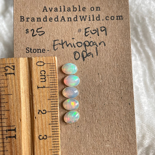 Ethiopian Opal Cabochon - E019 0C334B89-1583-4ABB-8013-CD34A8C9EDC3 Brandedandwild.com