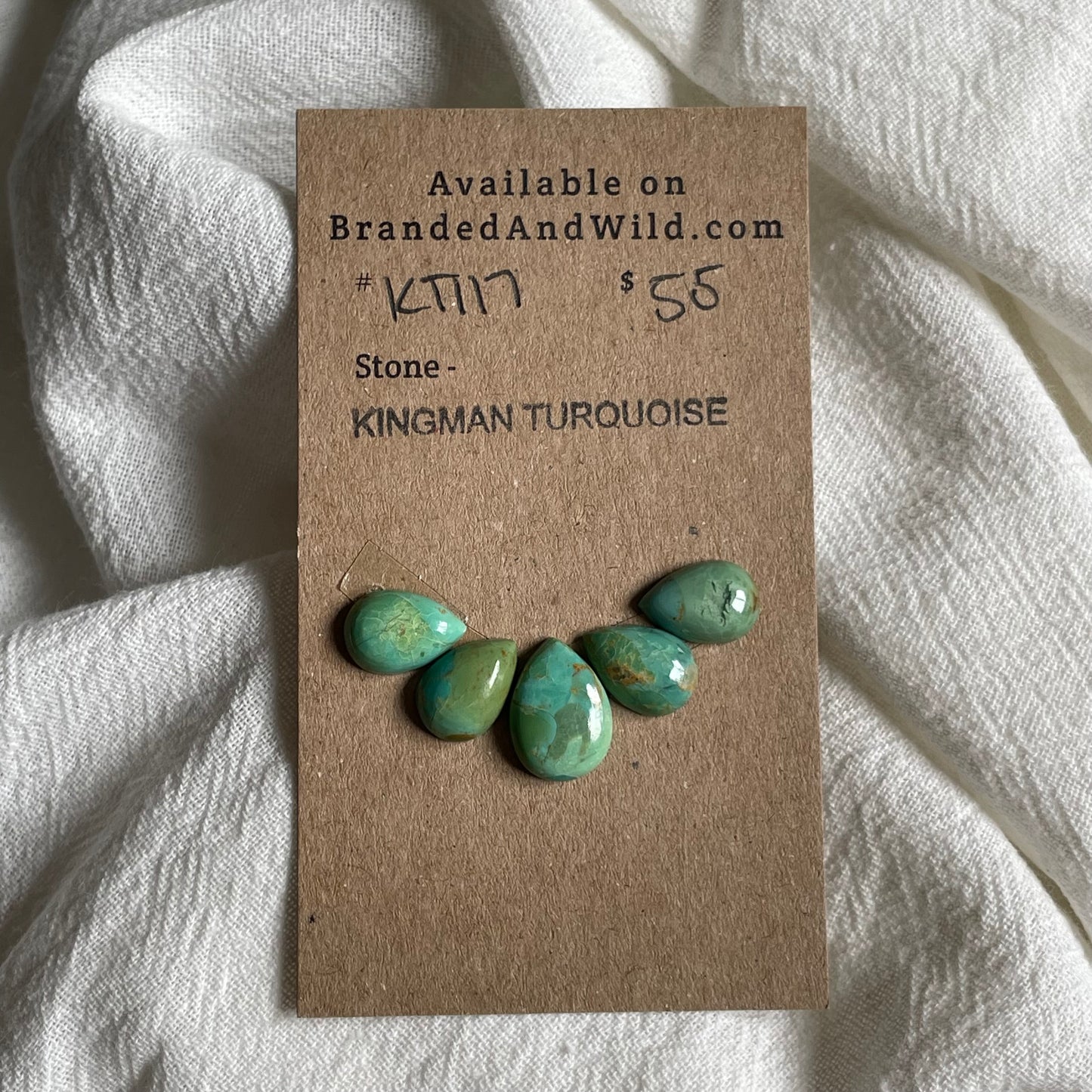 Kingman Turquoise Cabochon - KT117