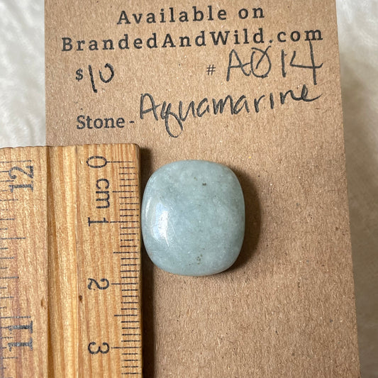 Aquamarine Cabochon AQ14 0C558776-F4AE-45E3-8C47-812D55A5D7E4 Brandedandwild.com