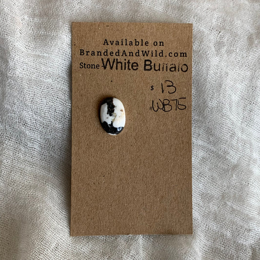 White Buffalo Cabochon - WB75