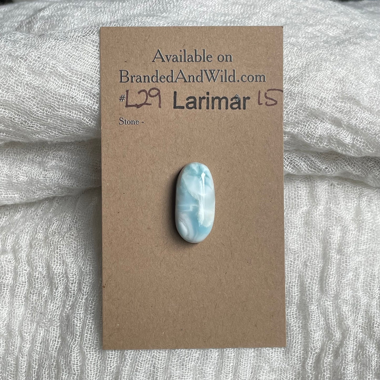 Larimar Cabochon - L29
