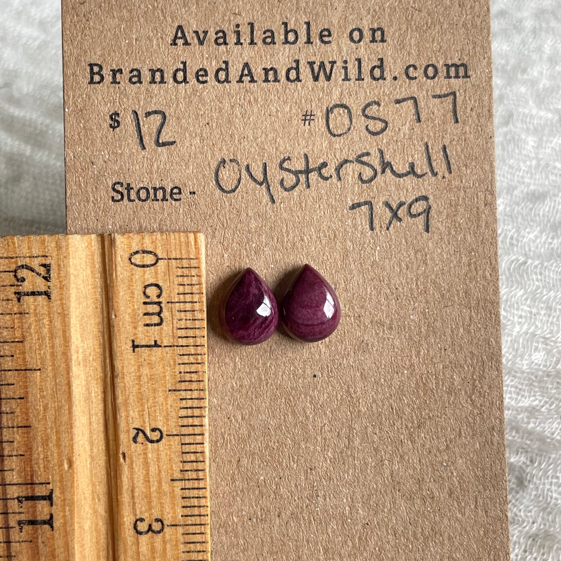 Spiny Oyster Shell Cabochon - OS77 0C936B7D-5574-4BAD-B585-DB73248A172E Brandedandwild.com