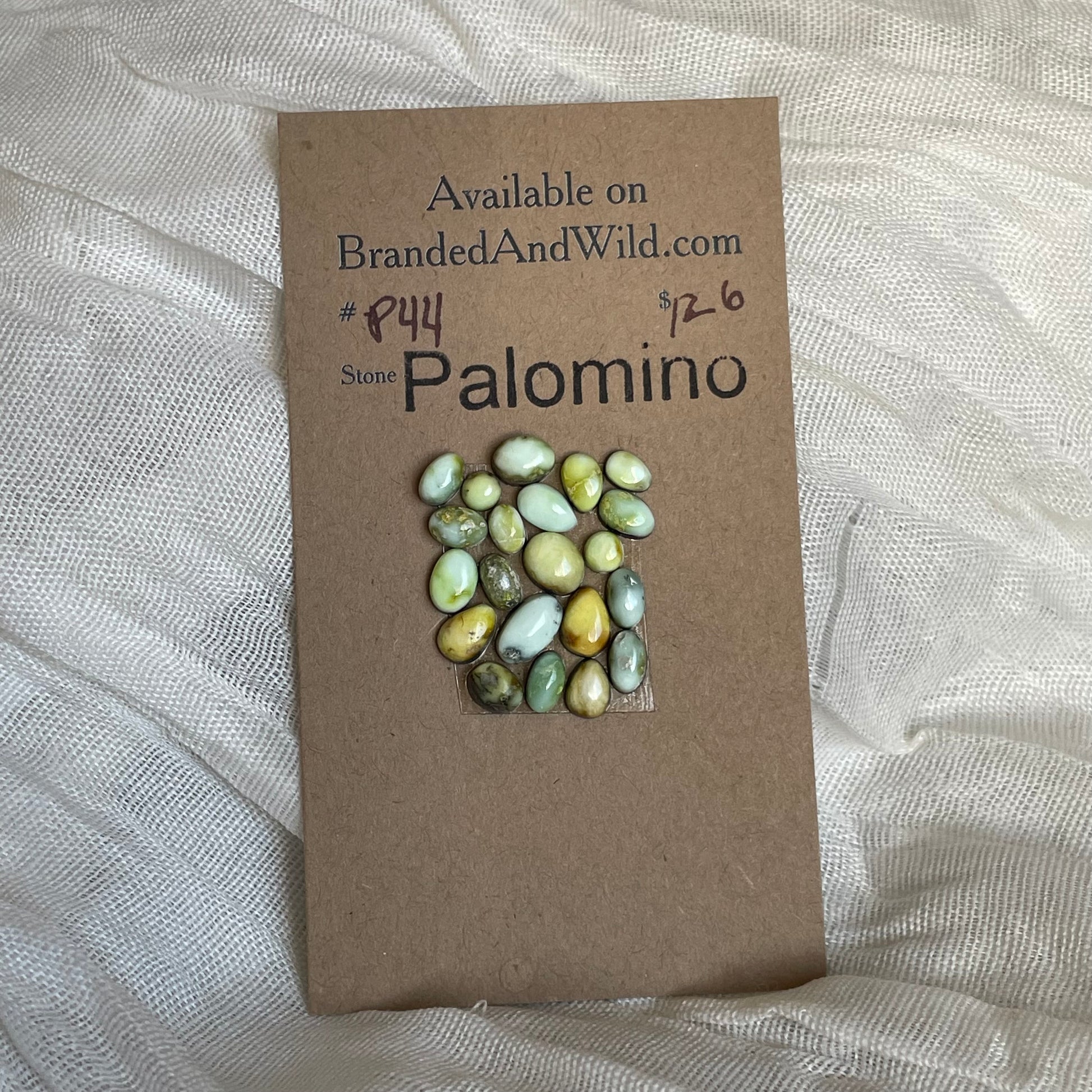 Palomino Cabochon - P44 0C944AC6-75BB-4DD7-8219-3EDD9E1DE11D Brandedandwild.com