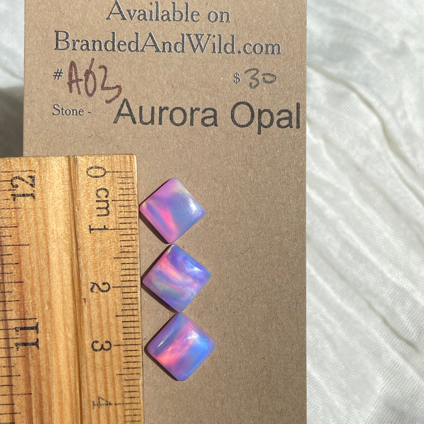 Aurora Opal Cabochon - A63 0C9EDE5F-078D-4ED0-A04C-5A71032F10AC Brandedandwild.com