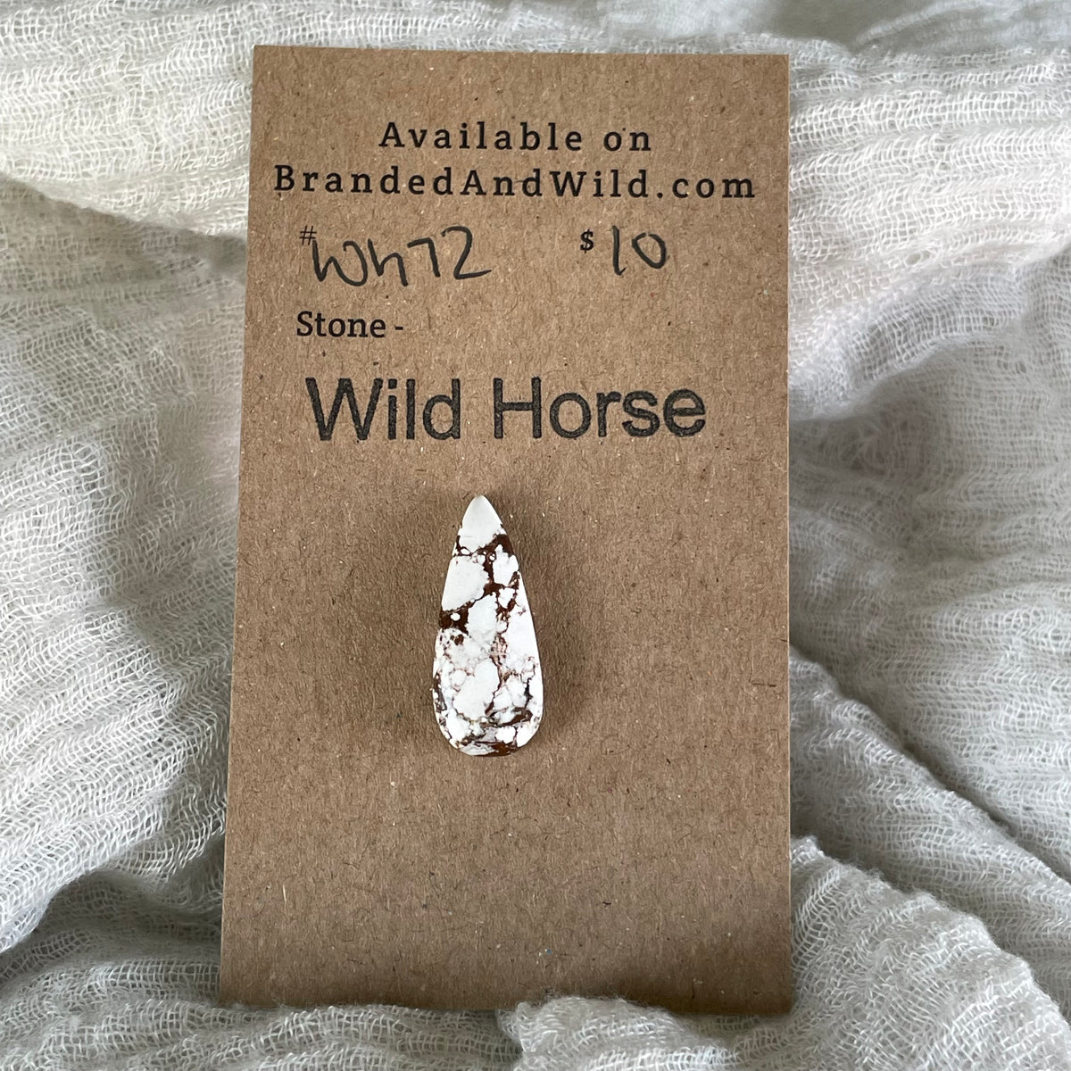 Wild Horse Cabochon - WH72 0C9EF614-2989-42C2-90CE-2D6056C0FA2D Brandedandwild.com