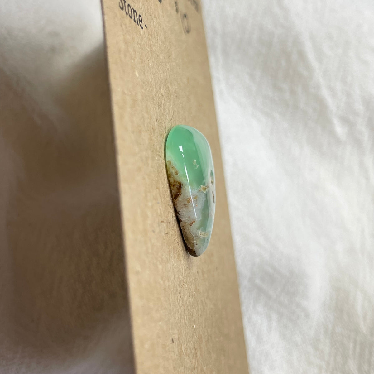 Chrysoprase Cabochon - CH125 0CCD3826-2F3D-4018-A0B8-88B0A7CBF66A Brandedandwild.com