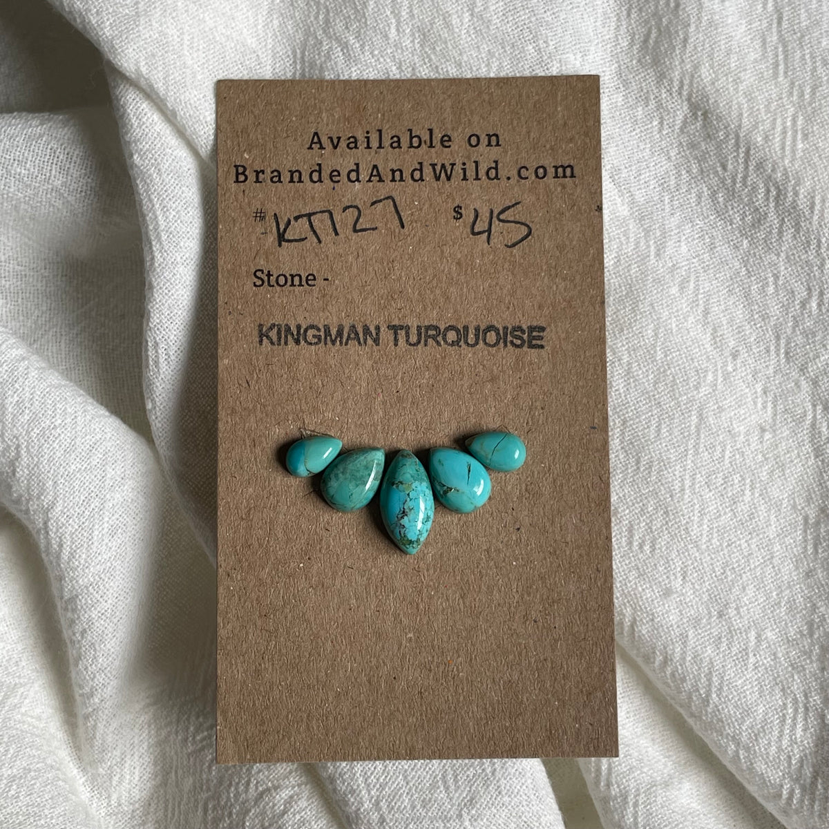 Kingman Turquoise Cabochon - KT127