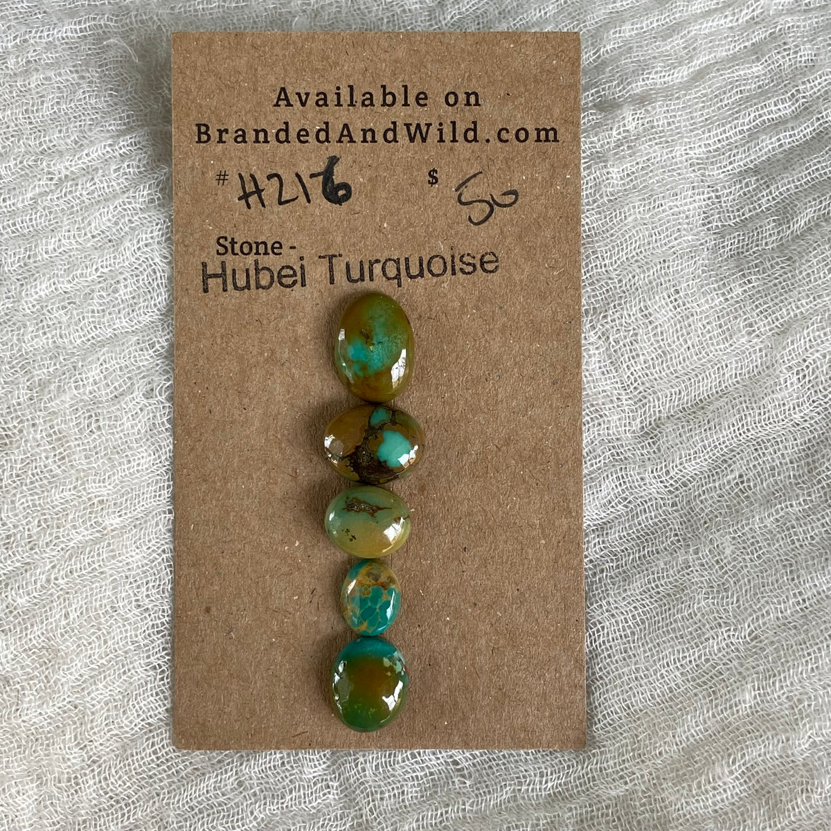 Hubei Turquoise Cabochon - H216