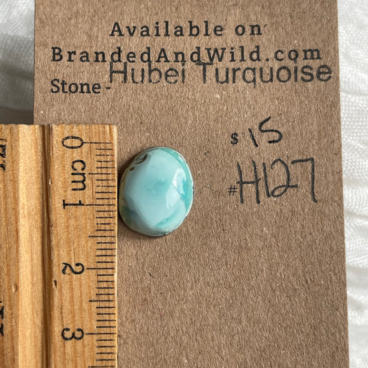 Hubei Turquoise Cabochon - H127 0D0F8962-0BD7-47E8-AB3A-7C23F84C8BE9 Brandedandwild.com