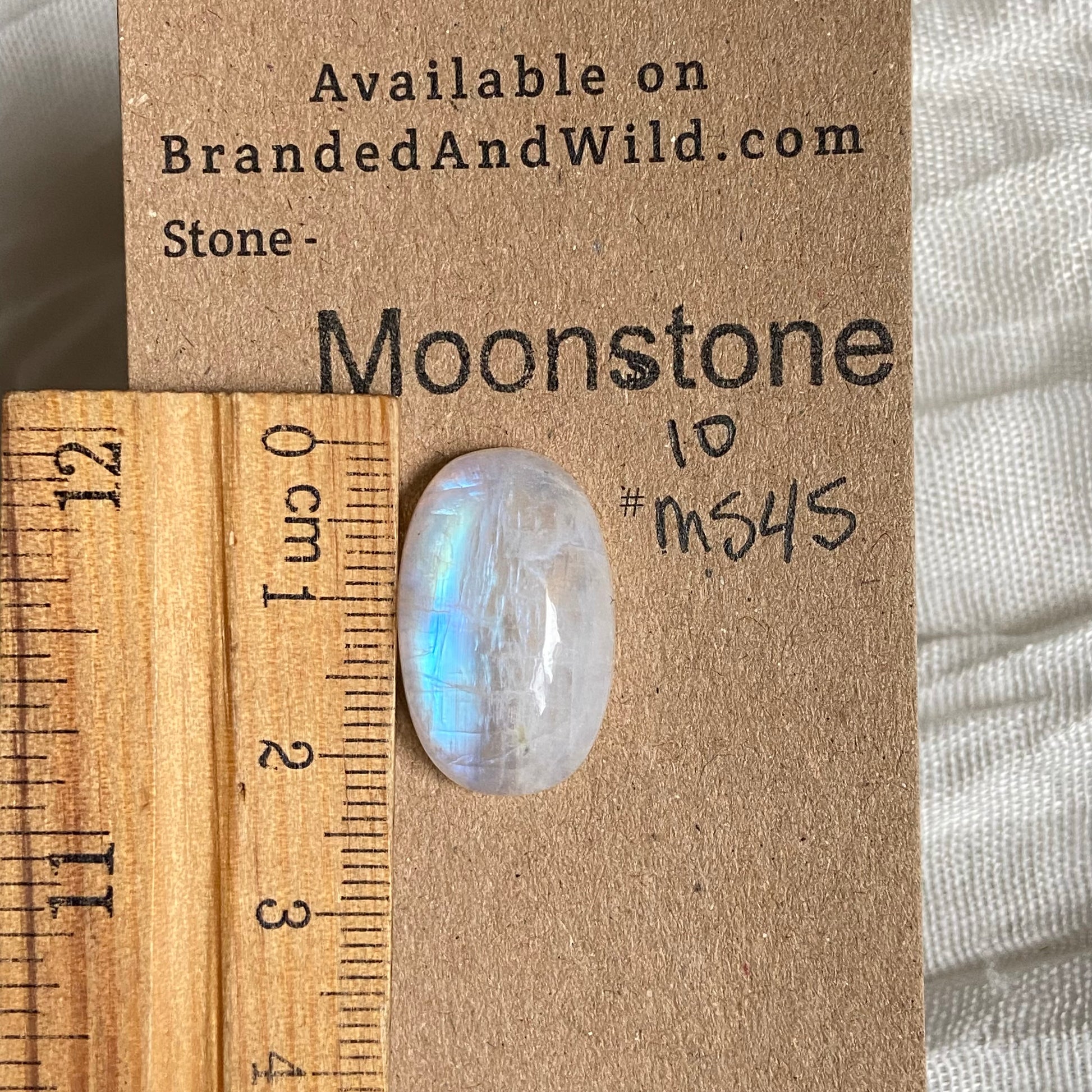 Moonstone cabochon - Ms45 0D237C3A-39B8-4498-8FC4-45E59675F725 Brandedandwild.com