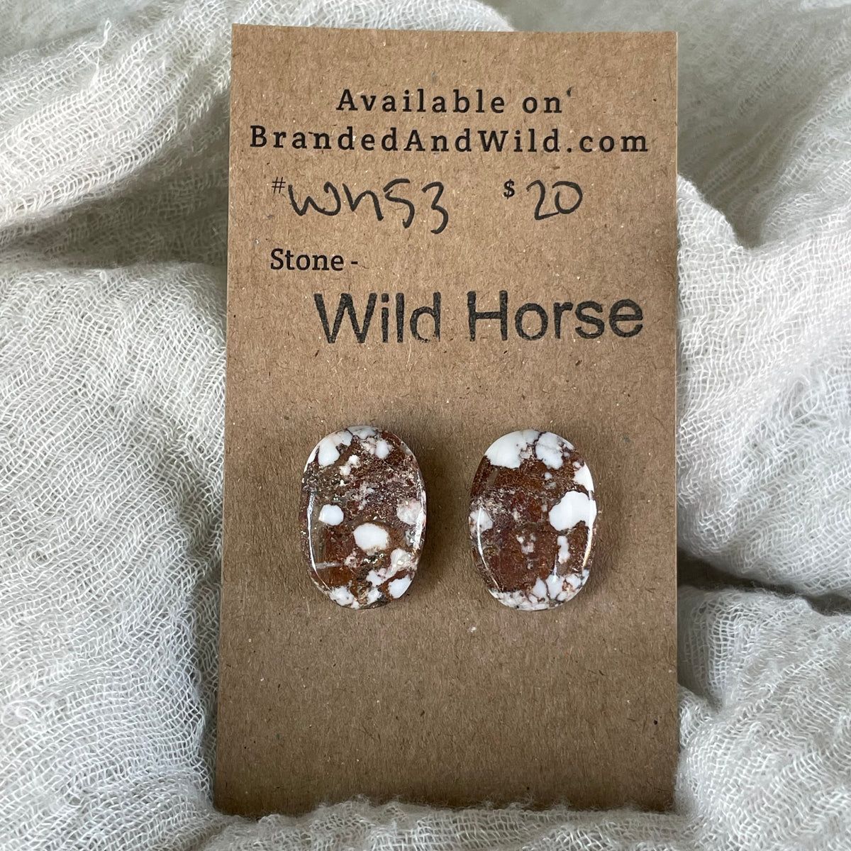 Wild Horse Cabochon - WH53 0D5D7904-4DAA-45CB-B8A2-502677D9119F Brandedandwild.com
