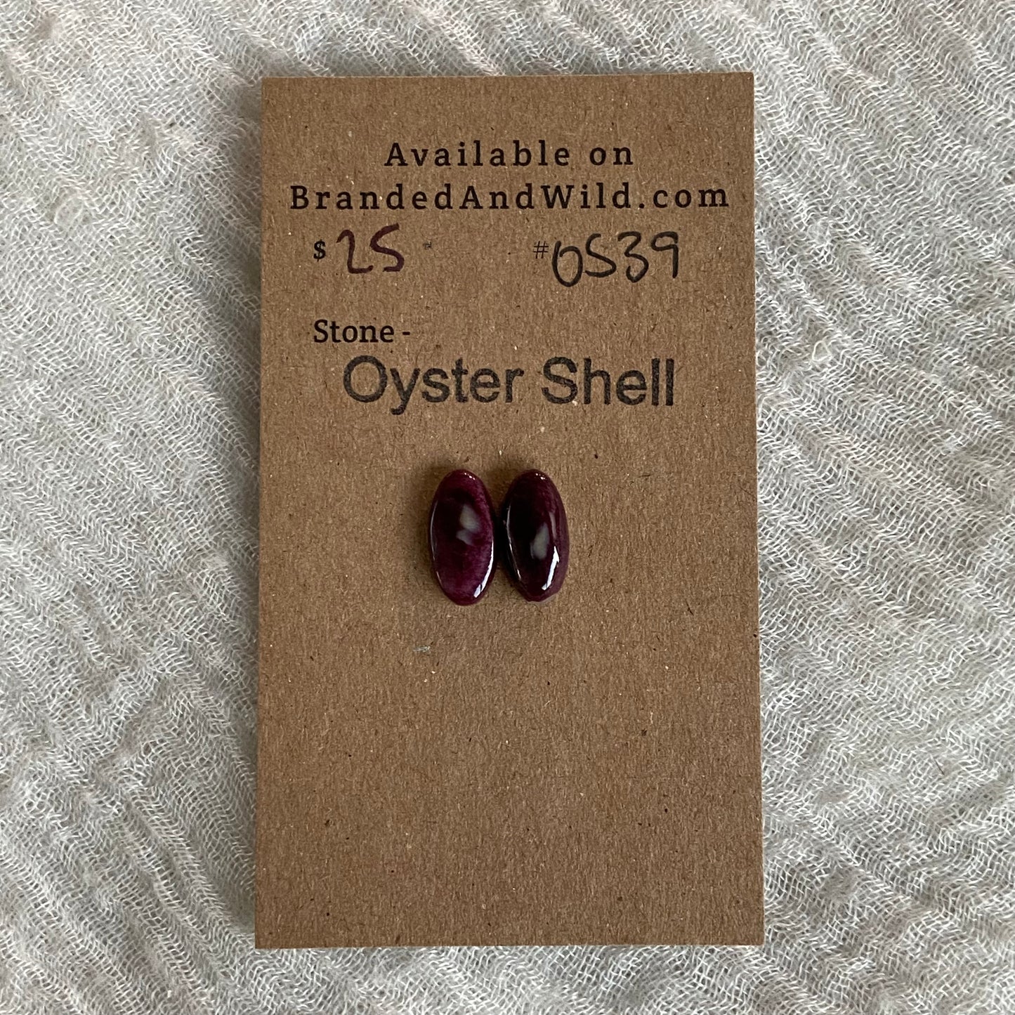 Oyster Shell Cabochon - OS39